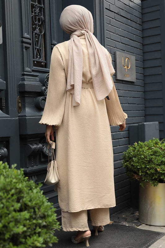 Modest Beige Dual Suit