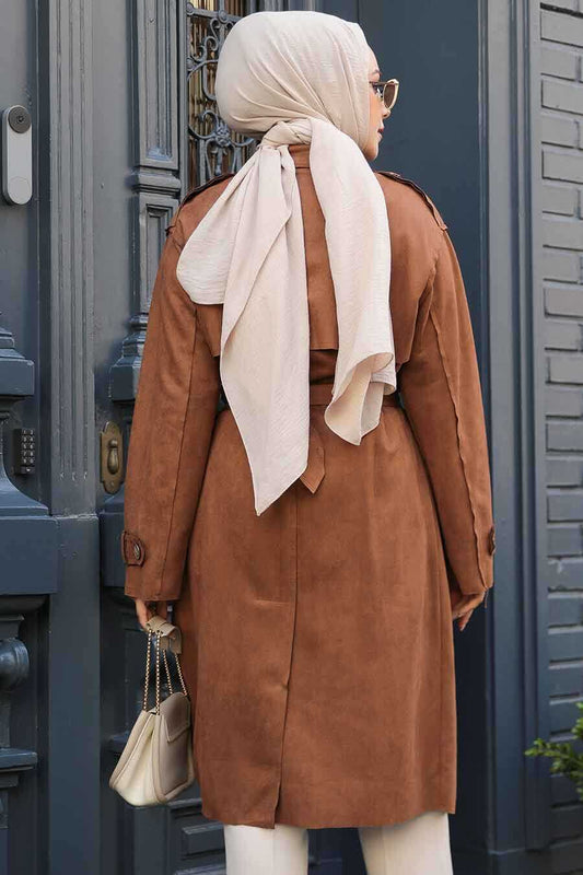 Modest Brown Trench Coat