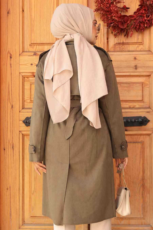 Modest Khaki Trench Coat