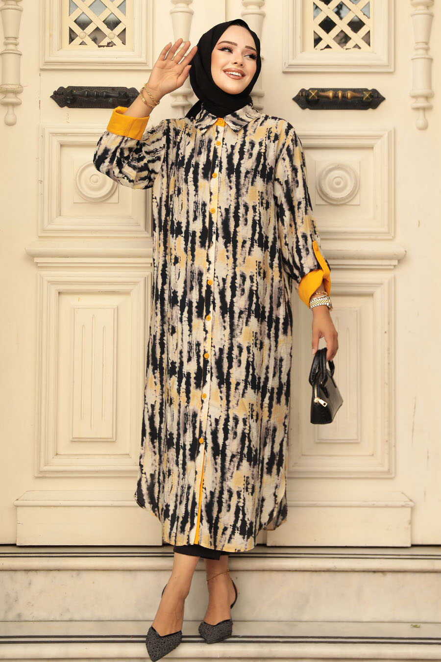 Black Modest Tunic 10515S