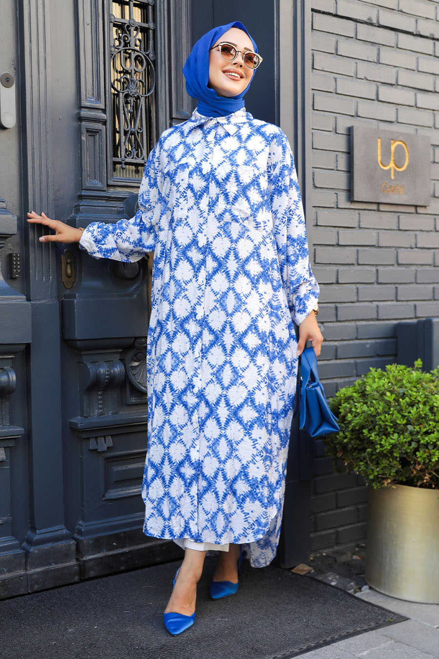 Blue Modest Top 10329M