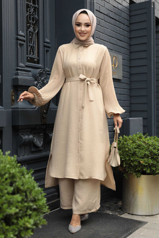 Modest Beige Dual Suit
