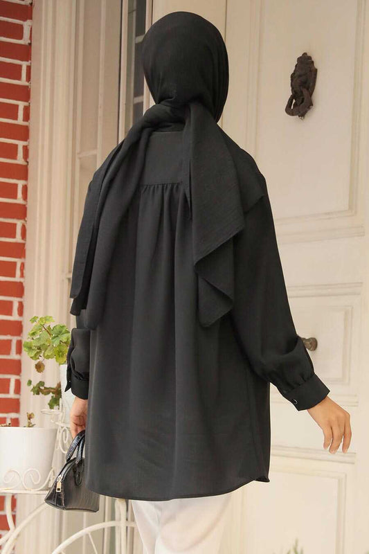 Modest Black Top
