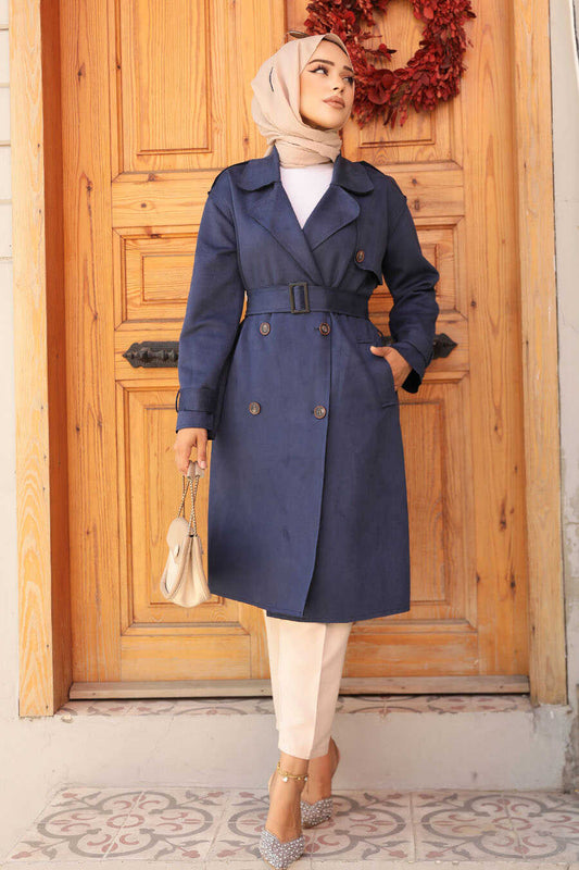Modest Black Trench Coat