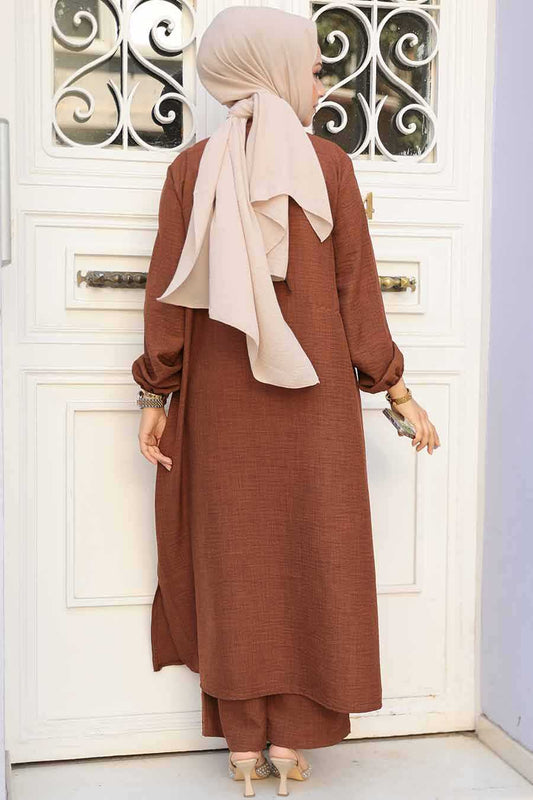 Modest Brown Dual Suit