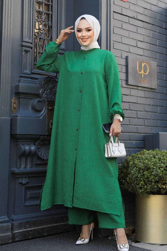 Modest Green Dual Suit 19017Y