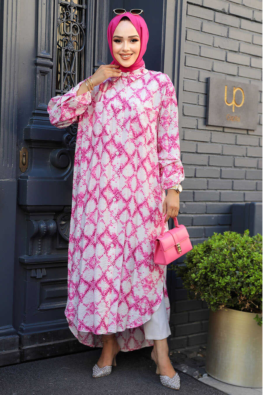 Pink Modest Top 10329P